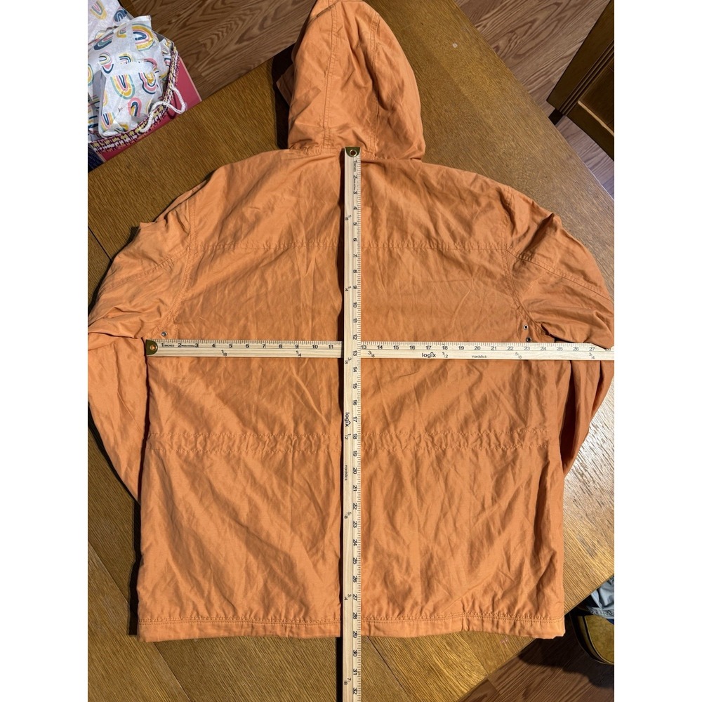 Perry Ellis Ripstop Jacket NWT Sunset Rendezvous Apricot Buff Metallic Blend XL - Picture 9 of 10